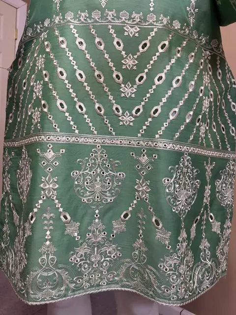 Viscose Embroidered Chikankari Kurti / Top, photo 4