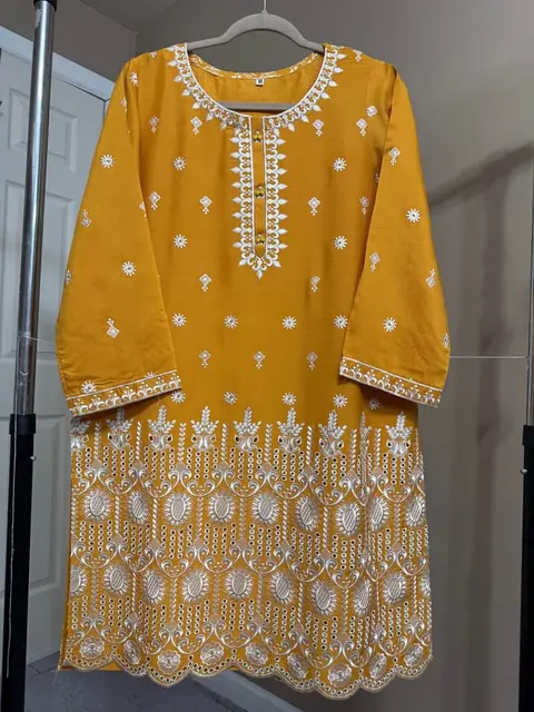 Viscose Chikankari Kurti / Top, photo 3