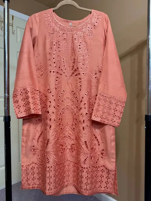 Viscose Chikankari Kurti / Top, photo 4