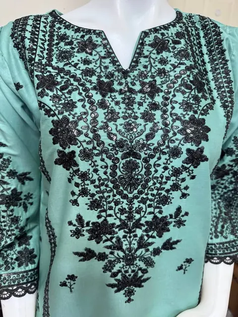 Cotton Party Wear Palazzo Dress, photo 5