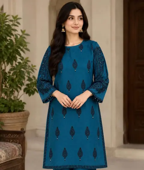 Cotton Embroidered Kurti / Tunic