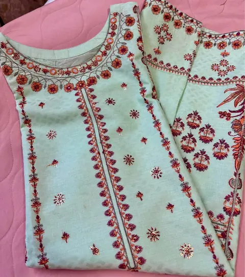 Cotton Embroidered Kurti / Kurta, photo 4